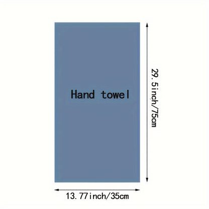 2pcs Cotton Embroidered Hand Towel, Absorbent & Quick-drying Showering Towel, Super Soft & Skin-friendly Hand Towel, For Home Bathroom, Ideal Bathroom Supplies