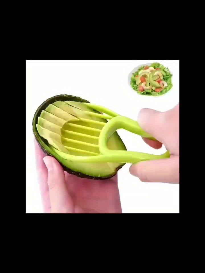 1pc Avocado Slicer - 3-in-1 Multifunctional Tool for Outdoor, Home, and Camping Use