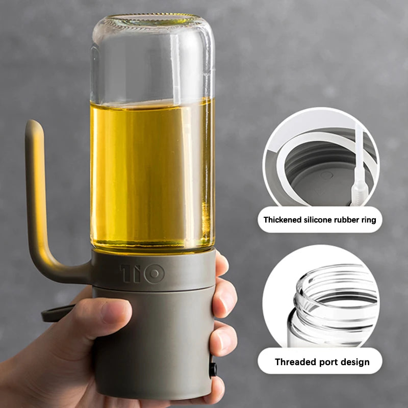 Ergonomic Glass Oil Sprayer for Air Fryers and Salads