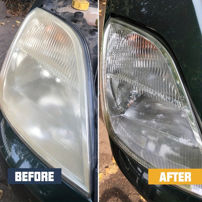 JB-XPCS Headlight Restorer - Easy Wipe, No Polish Needed | Brightens & Protects Against Yellowing | Fit